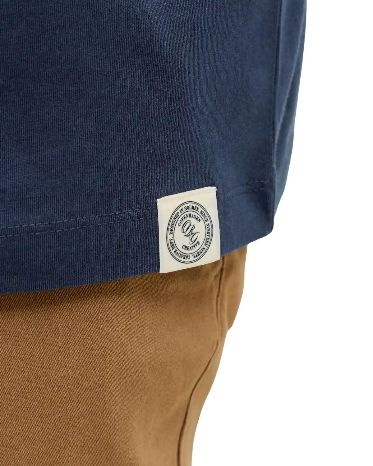 Velké pánské tričko s potiskem Jack &amp; Jones 12301371 tmavě modré