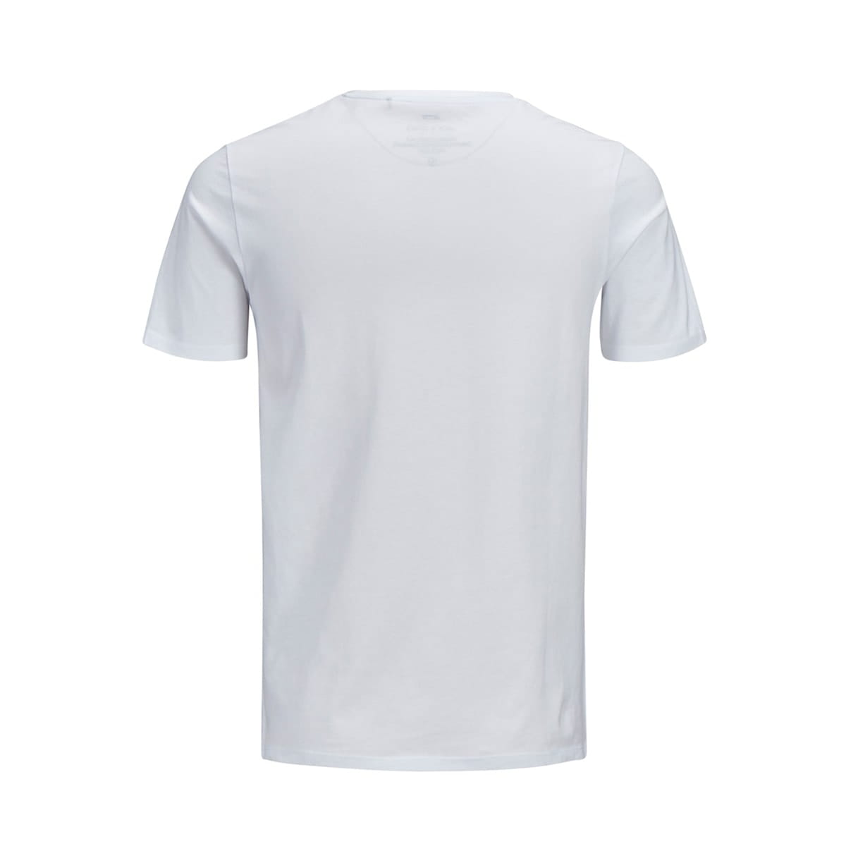 Duża męska koszulka z napisami t-shirt Jack &amp; Jones 12184987 biały