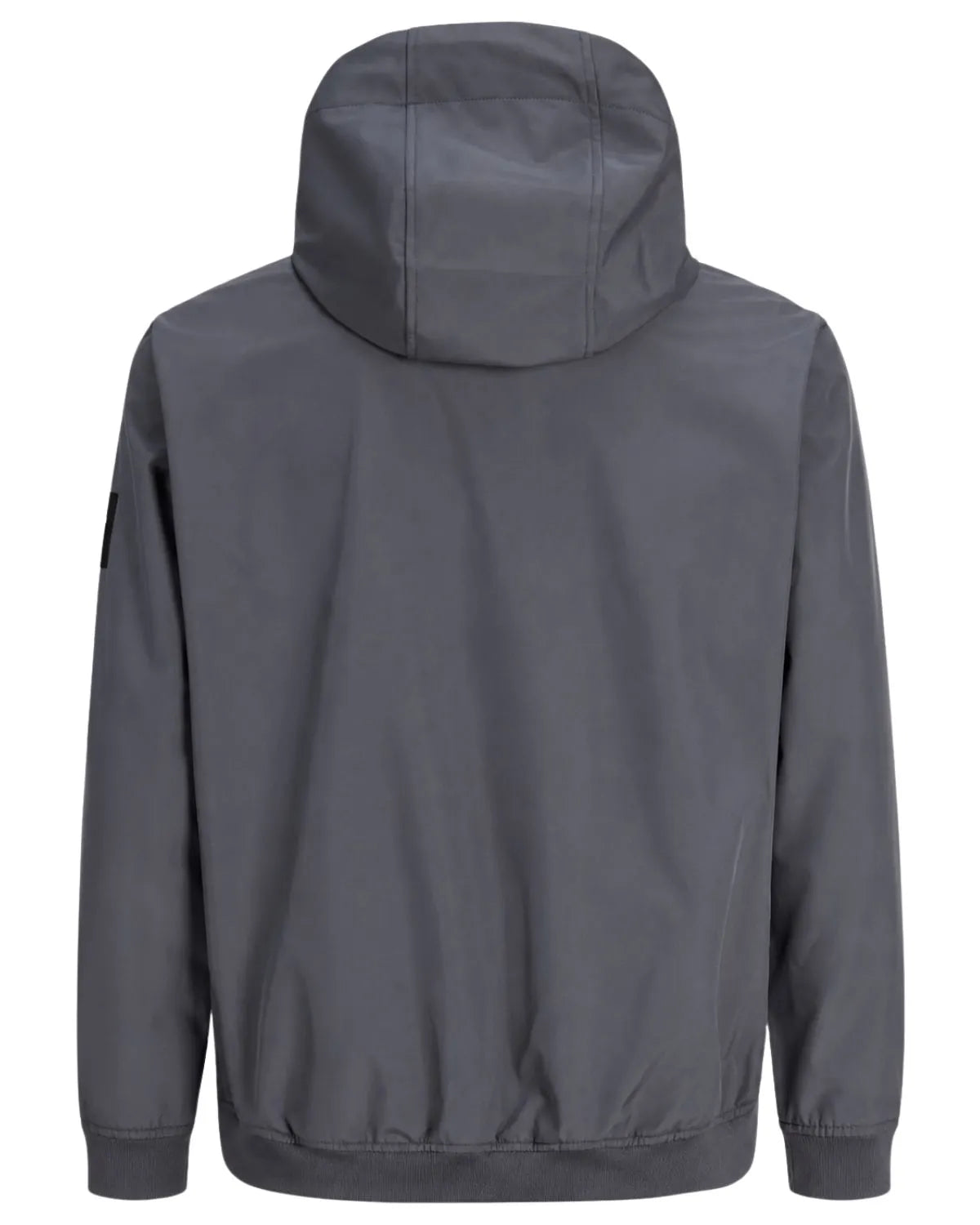 Duża męska kurtka z kapturem softshell Jack &amp; Jones 12236331 szara