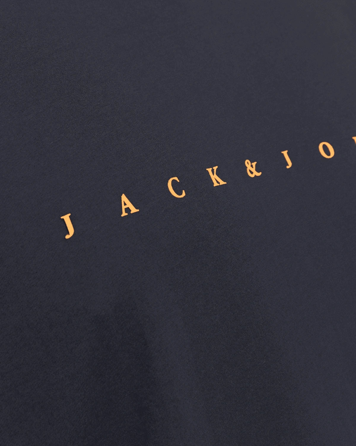 Duża męska koszulka z napisem Jack & Jones 12243625 granatowa – zdjęcie 2