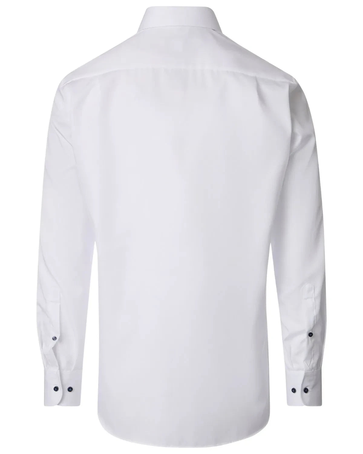 Duża męska gładka koszula z długim rękawem NON IRON Venti 226110950-000 biała – zdjęcie 4
