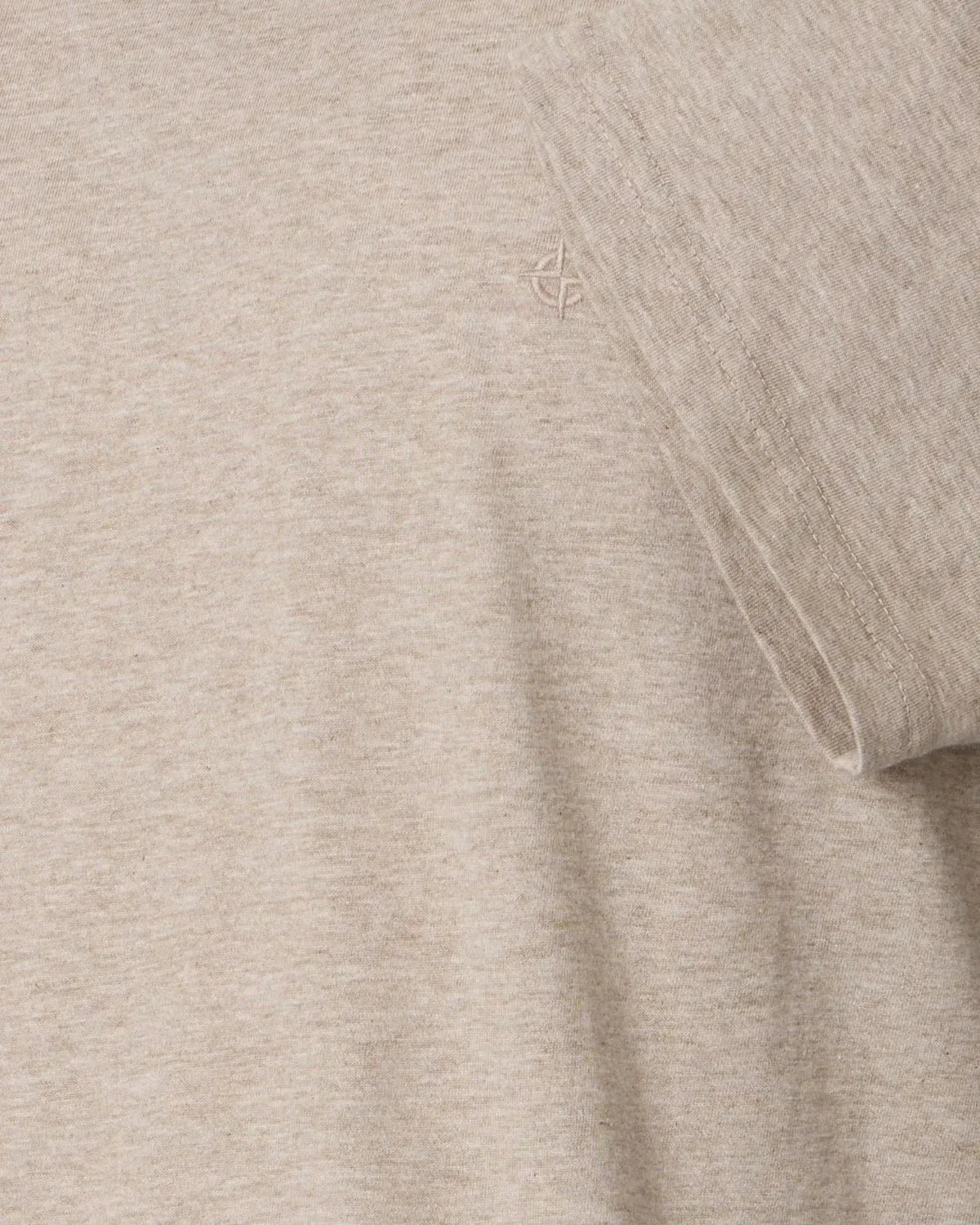 Meski t-shirt Casamoda 004200-668 bezowy - fason dla duzej sylwetki
