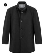 Duży męski płaszcz Redpoint Graham 74357-8079-000-1200 czarny – zdjęcie 1