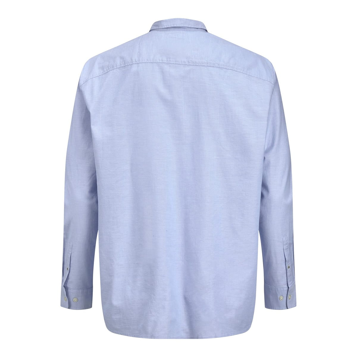 Pánská košile s dlouhým rukávem Jack &amp; Jones 12190444 modrá hladká velká