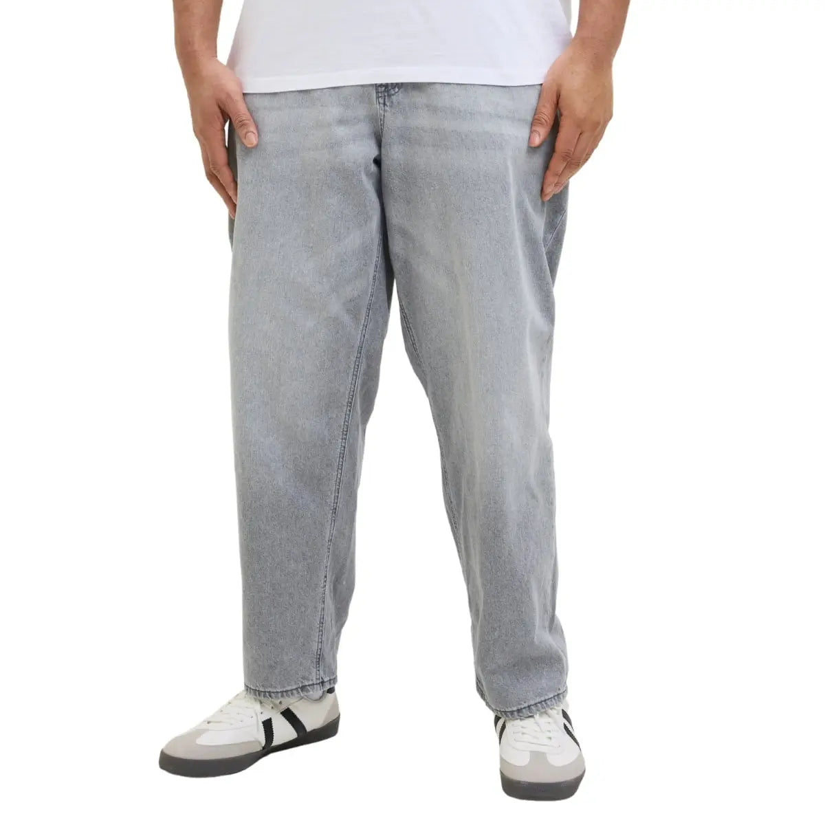 Velké pánské džíny Jack &amp; Jones 12267851 světle šedé
