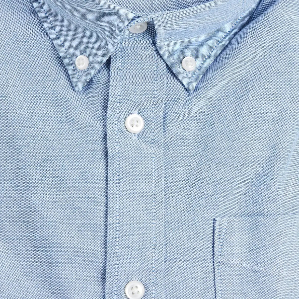Duża koszula męska z długim rękawem gładka Jack &amp; Jones 12267979 błękitna