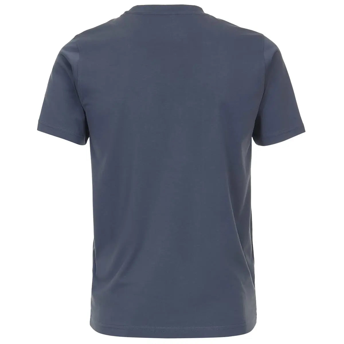 Duża męska koszulka gładka t-shirt Casa Moda 4200-132 indigo