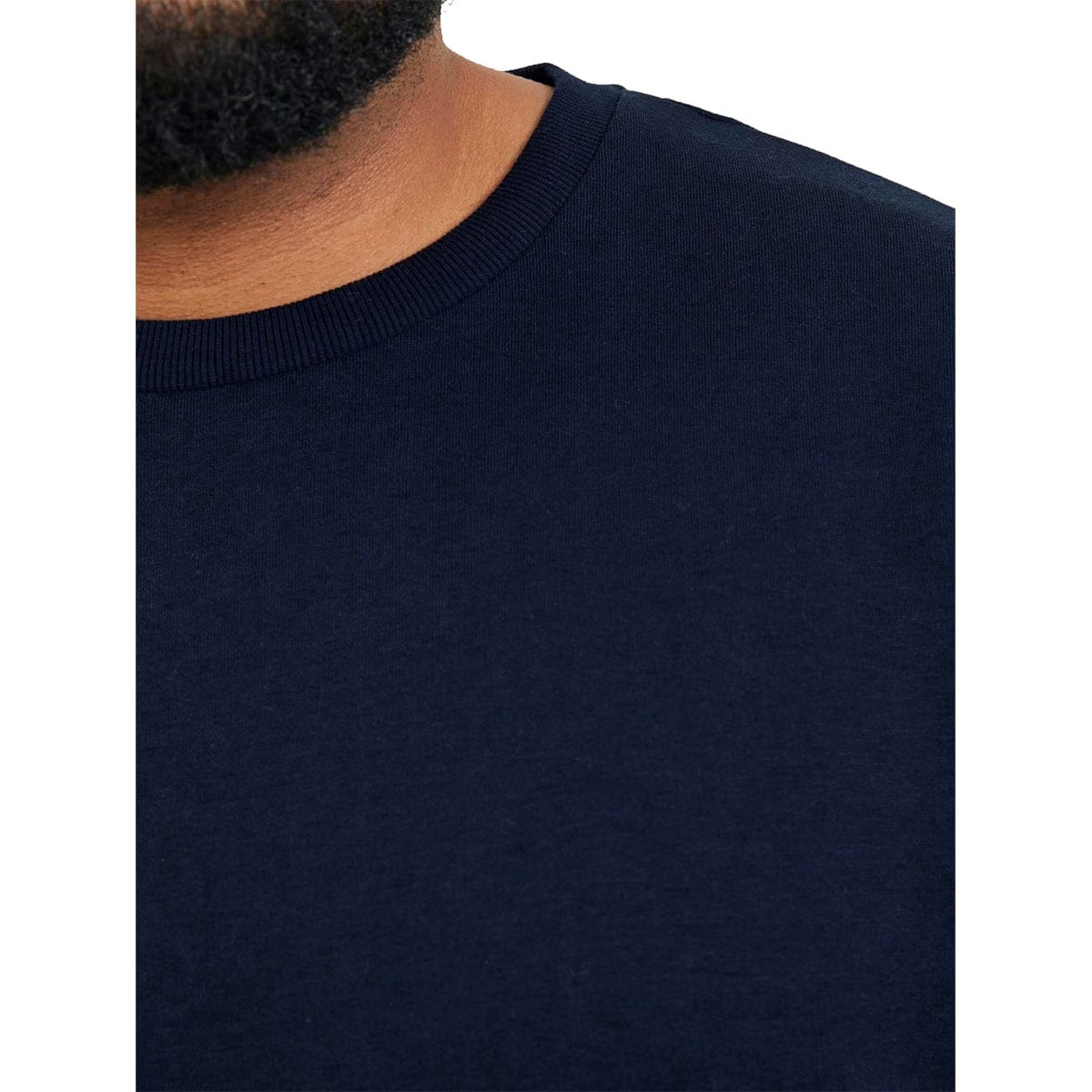 Duża męska bluza wkładana przez głowę Jack &amp; Jones 12250594 granatowa