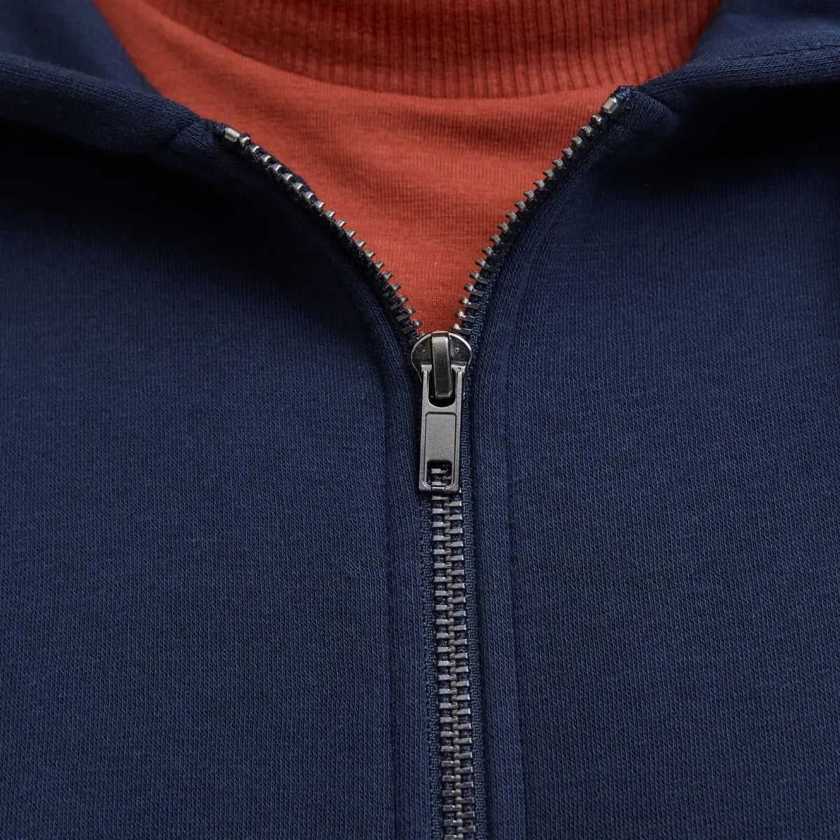 Duża męska bluza rozpinana z kapturem Jack &amp; Jones 12279804 granatowa