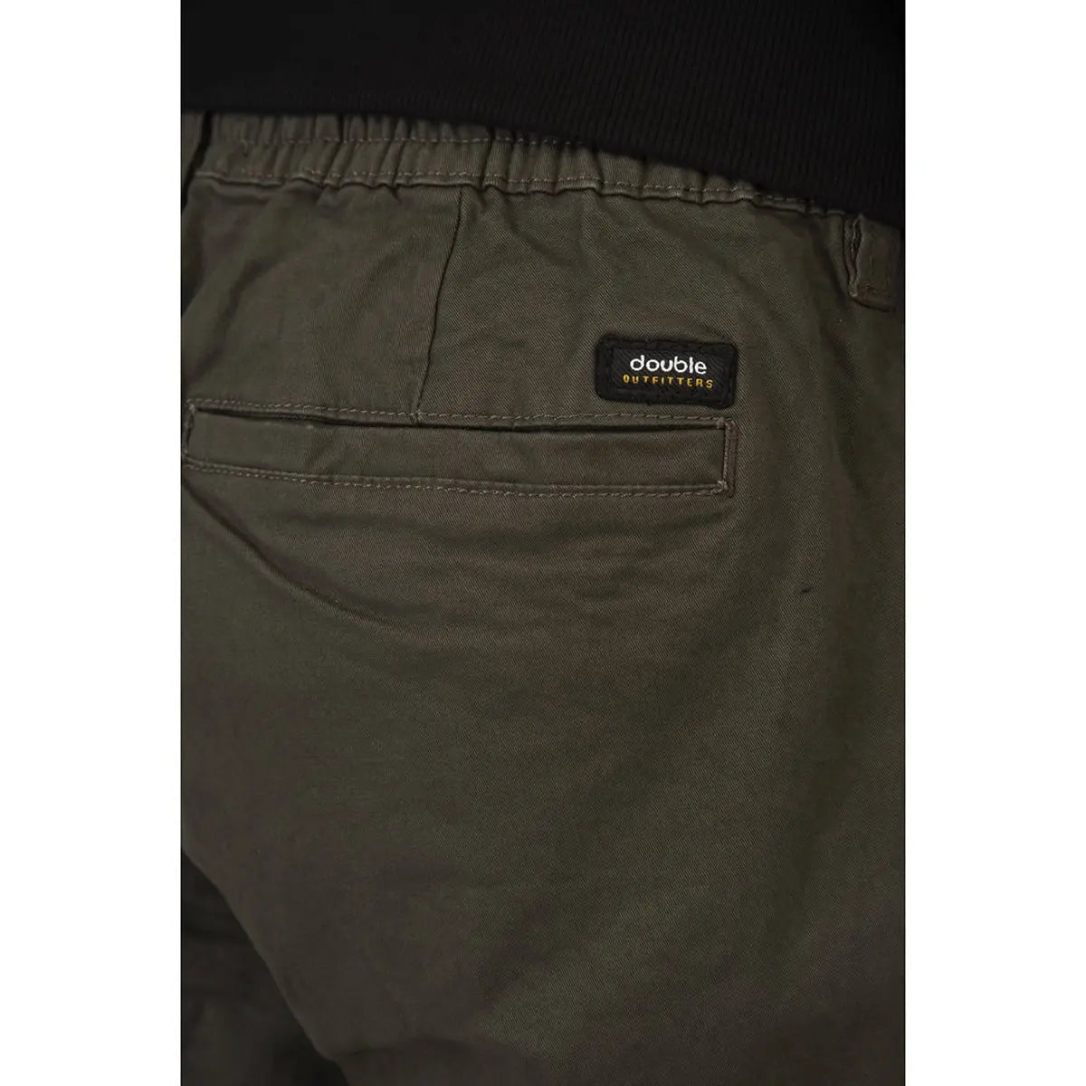 Duże męskie spodnie bojówki proste nogawki Double Urban Outfitters CCP-4014 khaki