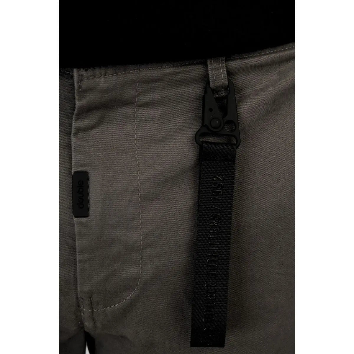 Velké pánské cargo kalhoty se stahovacími manžetami Double Urban Outfitters CCP-4013 tmavě šedé