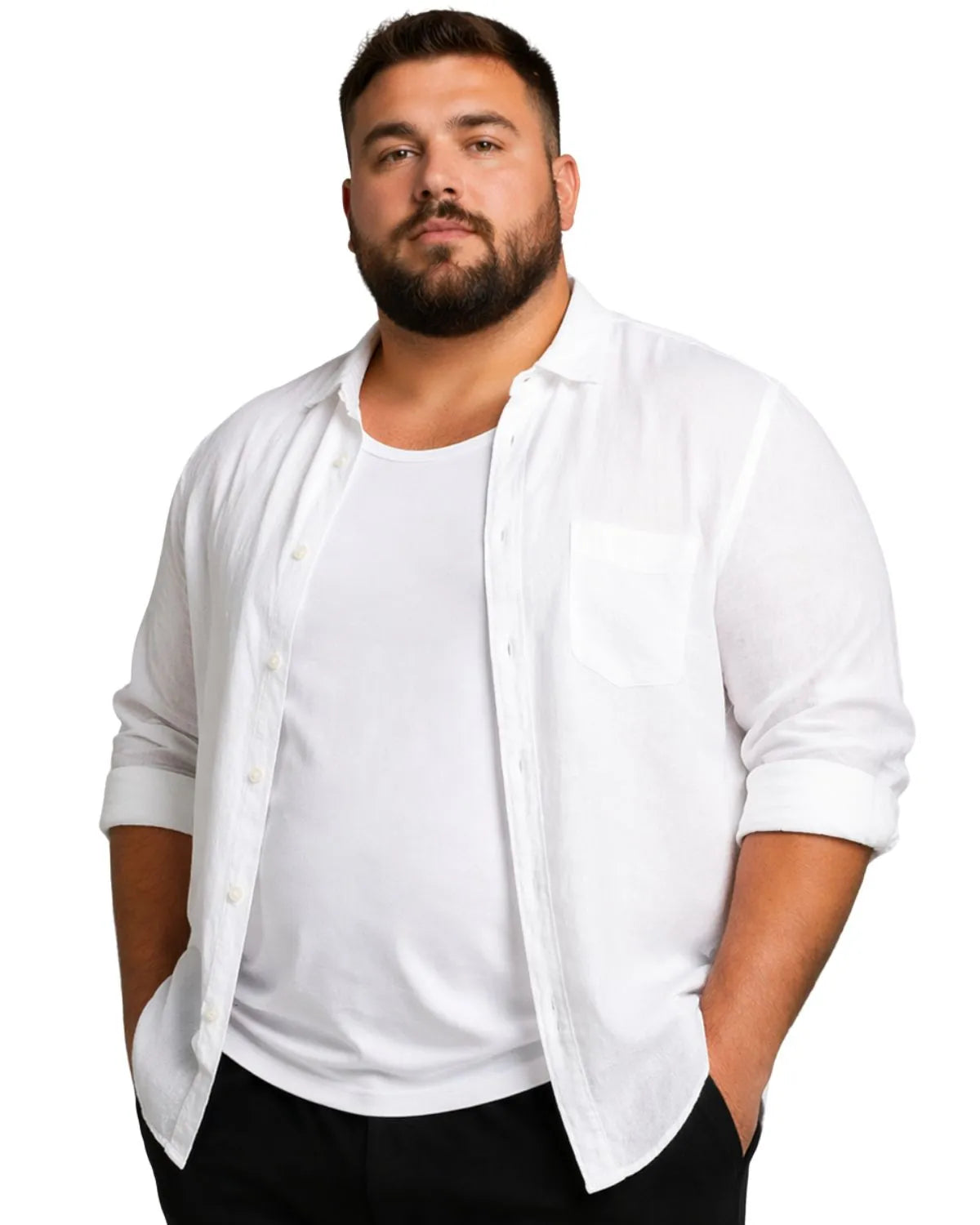 Adamo pánské boxerky velké 129410-100 bílá