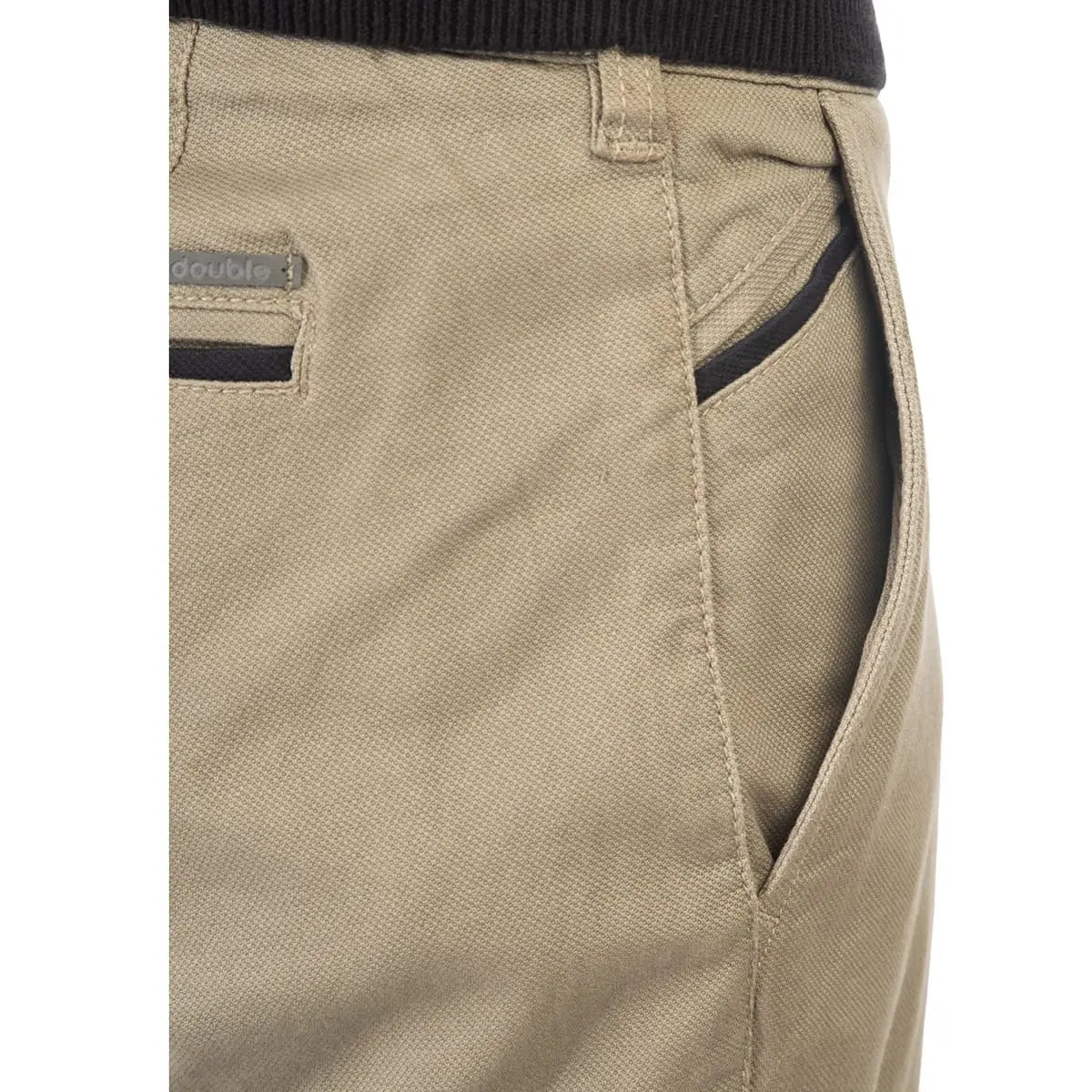 Duże męskie spodnie chinosy Double Urban Outfitters CP-4018 beżowe