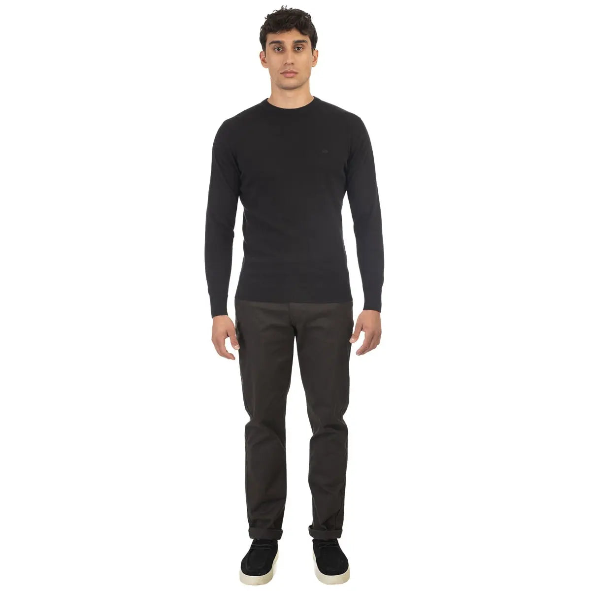 Duże męskie spodnie chinosy Double Urban Outfitters CP-4012 ciemnoszare