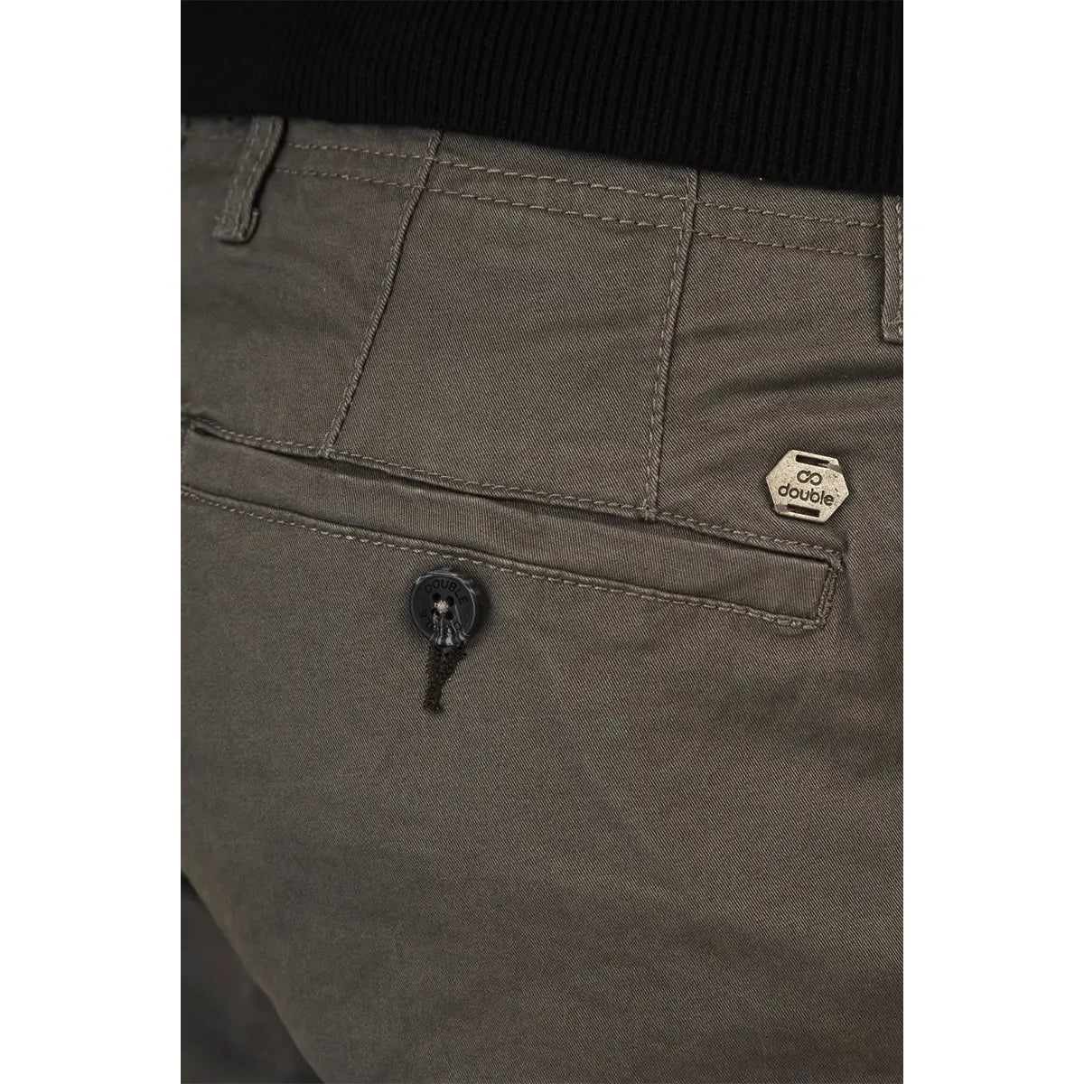 Velké pánské chino kalhoty Double Urban Outfitters CP-4012 světle šedé