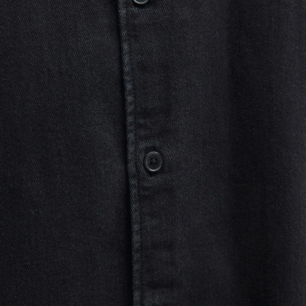 Velká pánská košile s dlouhým rukávem džínová Jack &amp; Jones 12283674 černá