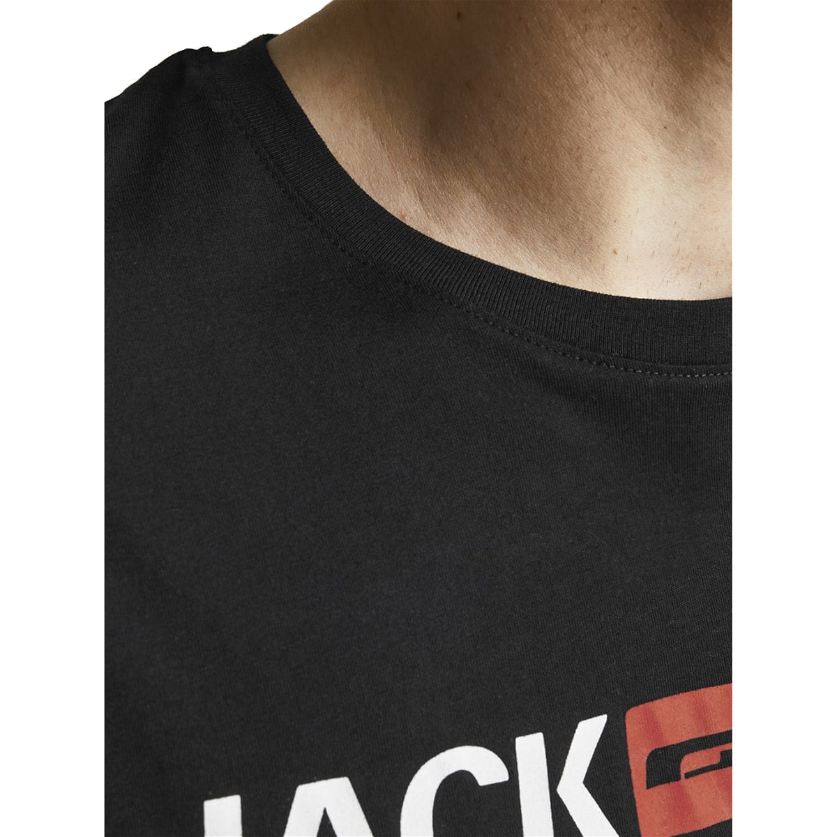 Pánské velké tričko Jack &amp; Jones 12184987 černé