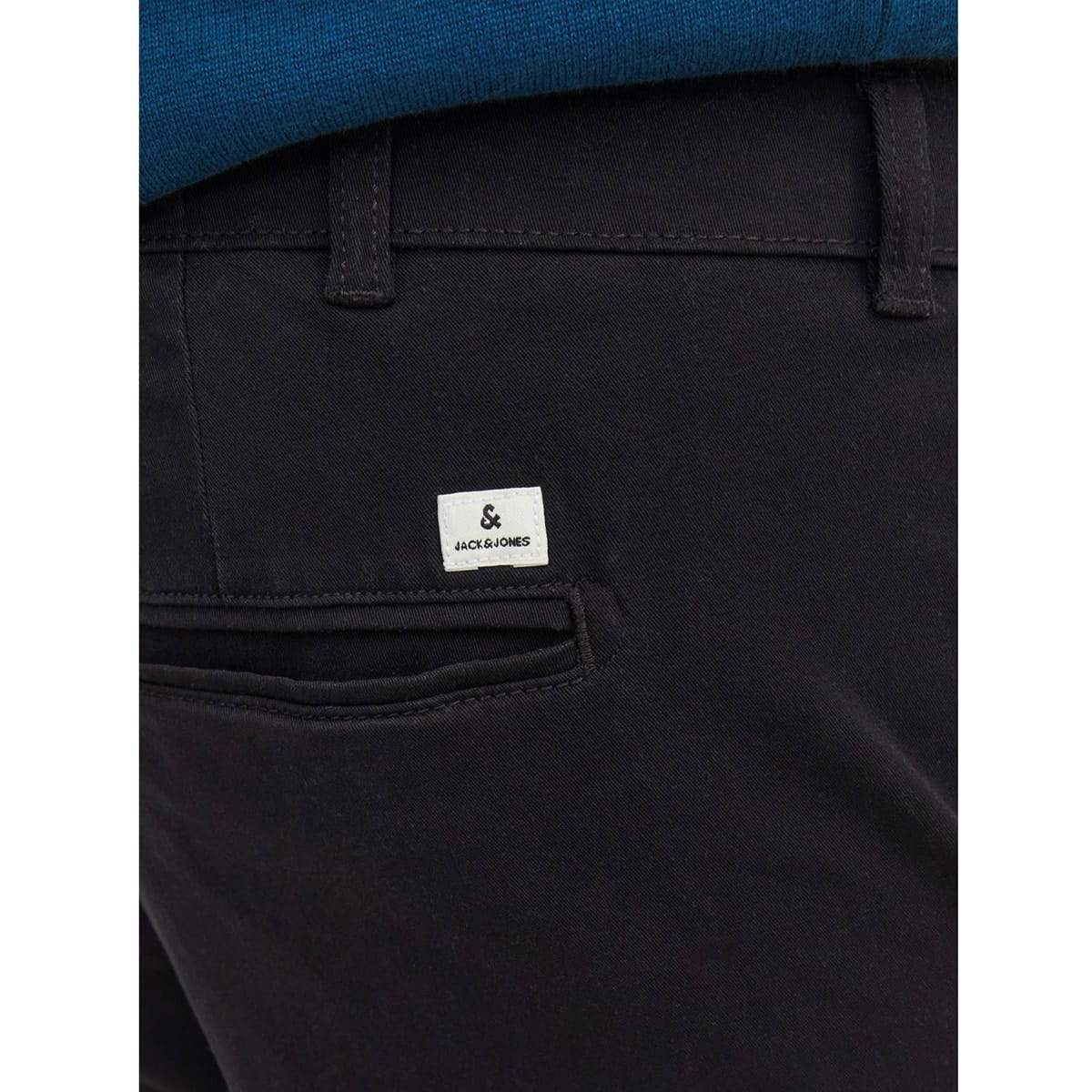 Duże męskie spodnie chinosy Jack &amp; Jones 12243603 czarne