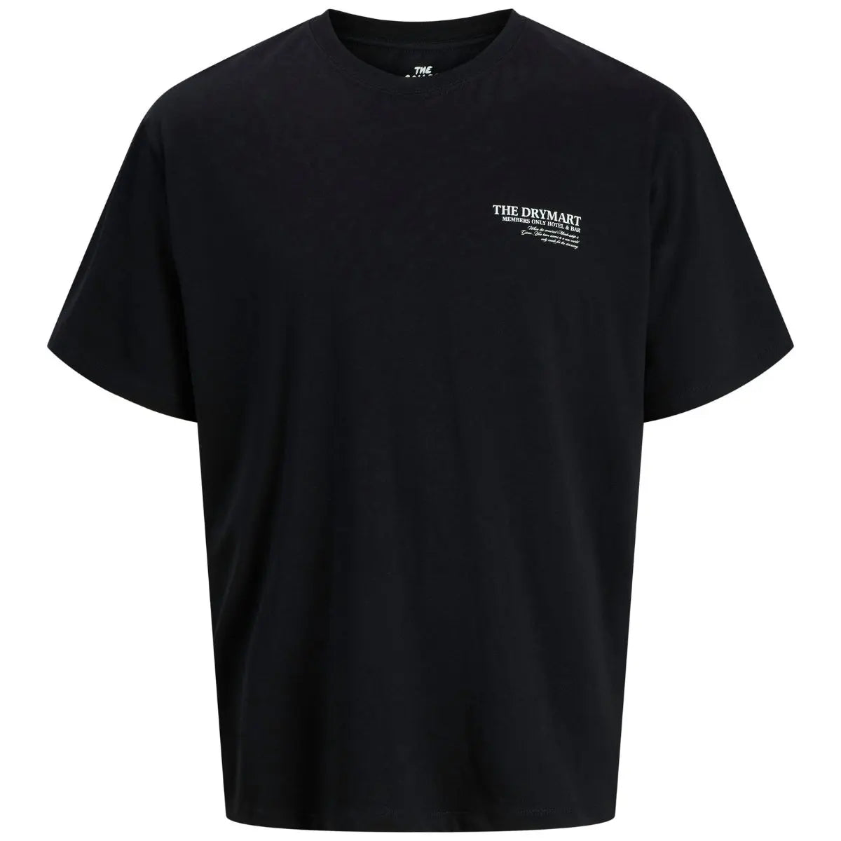 Duże męskie t-shirty koszulki z dużym nadrukiem na plecach 3 sztuki Jack &amp; Jones 12285056 czarna/biała/biała