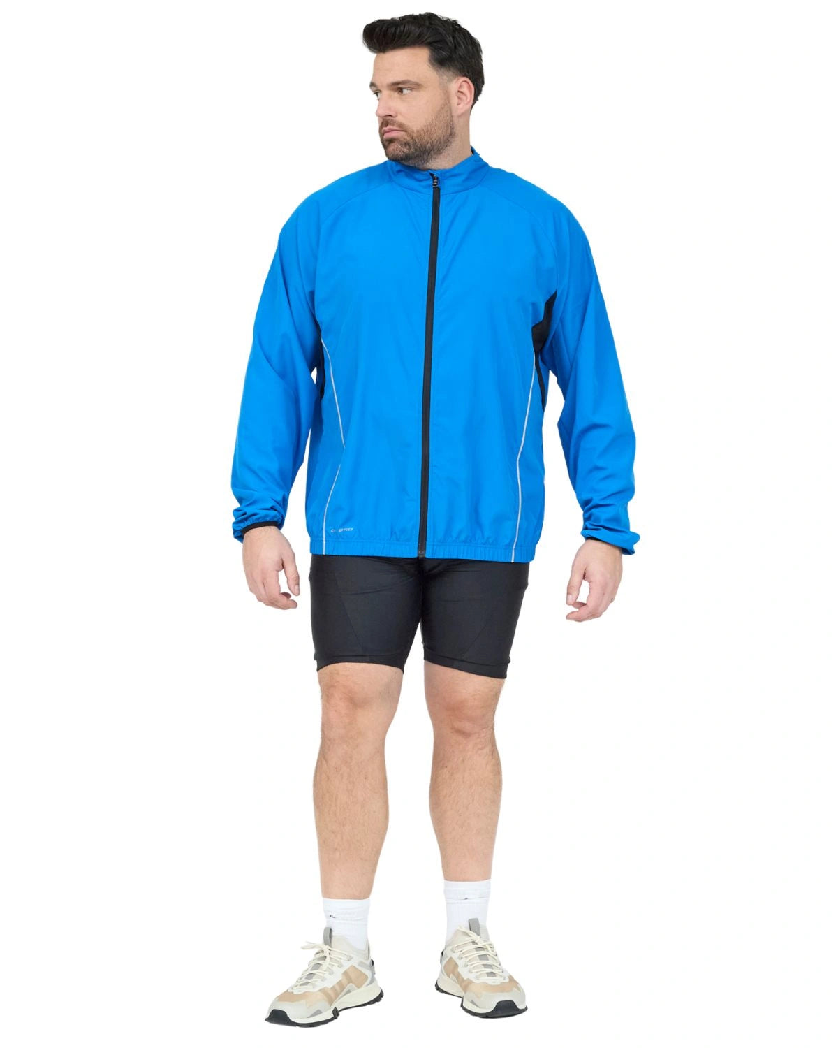 Velká sportovní lehká softshellová bunda se stojáčkem North 56°4 99253-0570 modrá