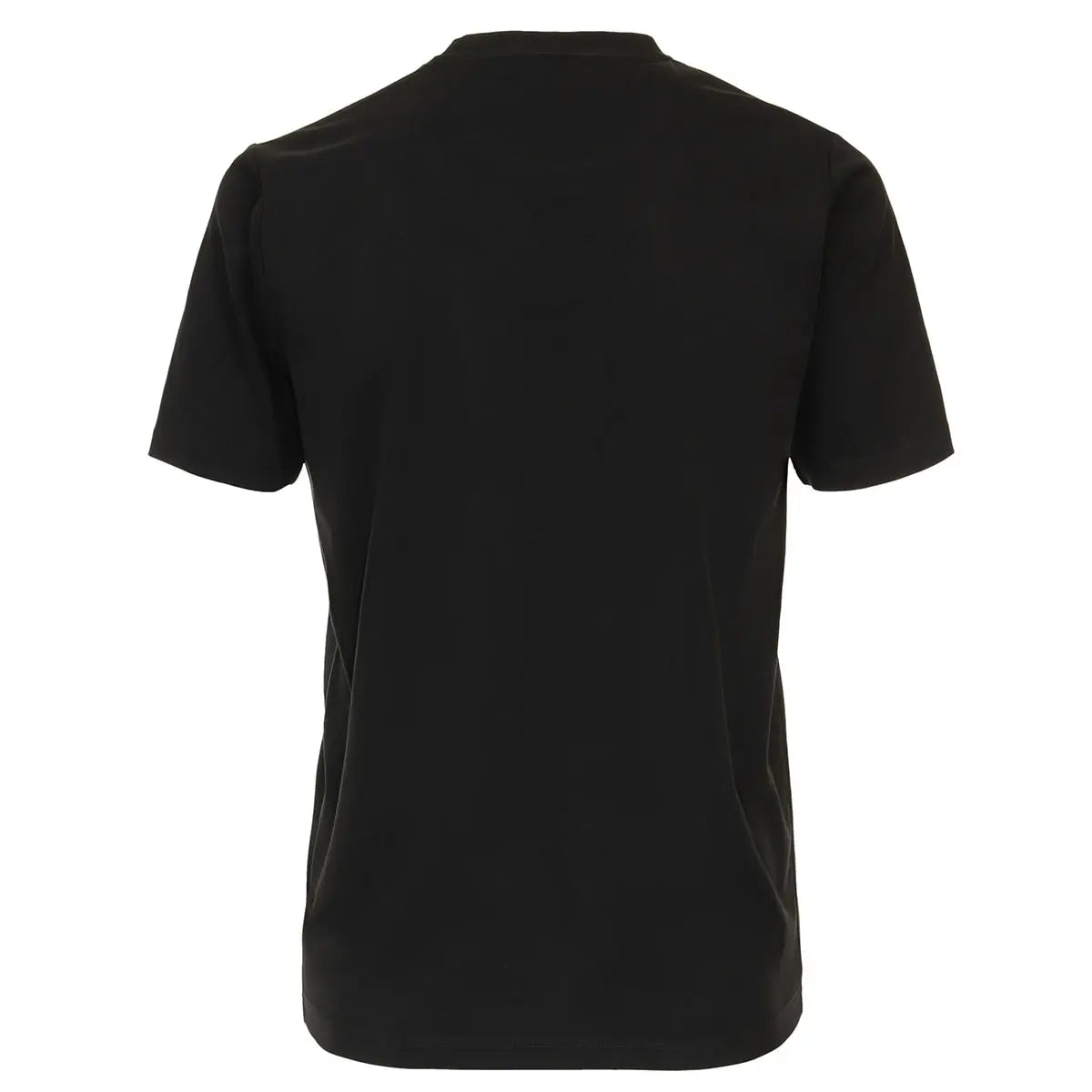Duża męska gładka koszulka t-shirt Redmond 231930650-91 czarny