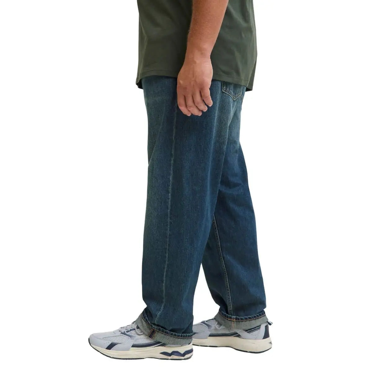 Duże męskie spodnie jeansowe Jack &amp; Jones 12288379 ciemoniebieskie