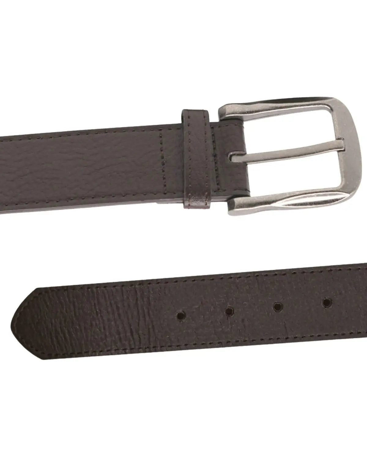 Široký pánský pásek Duke D555 Harrison 3,9 cm hnědý