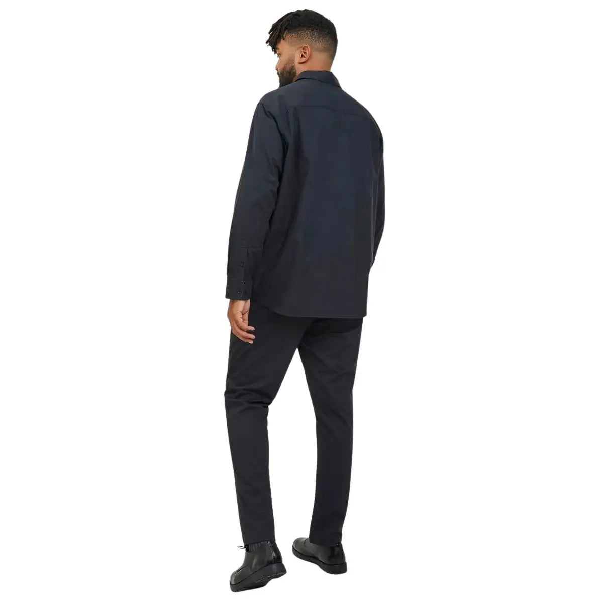 Duże męskie spodnie chinosy Jack &amp; Jones 12250503 czarne