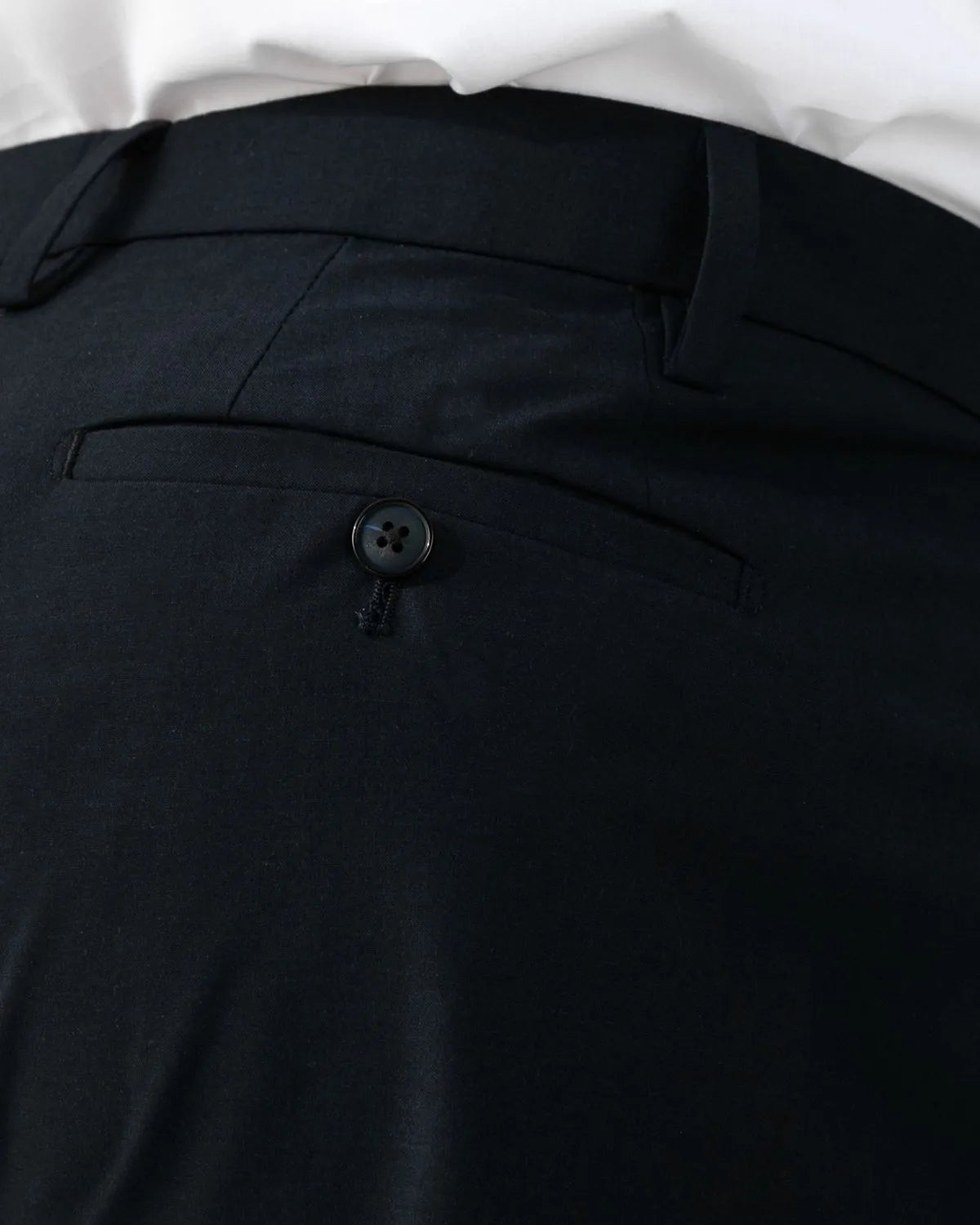 Duże męskie eleganckie gładkie spodnie Duke Ted czarne