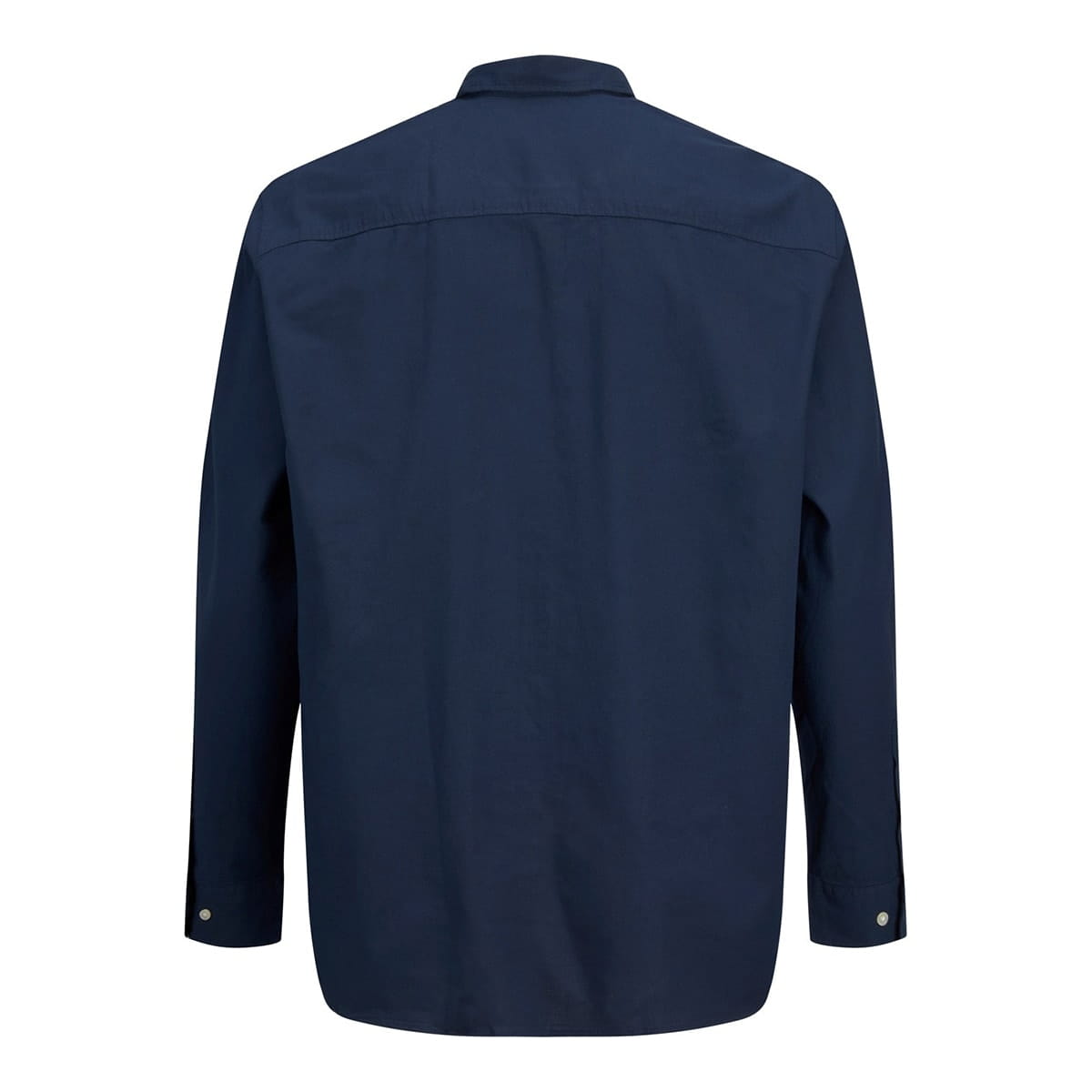 Pánská hladká košile Jack &amp; Jones s dlouhým rukávem 12190444 tmavě modrá