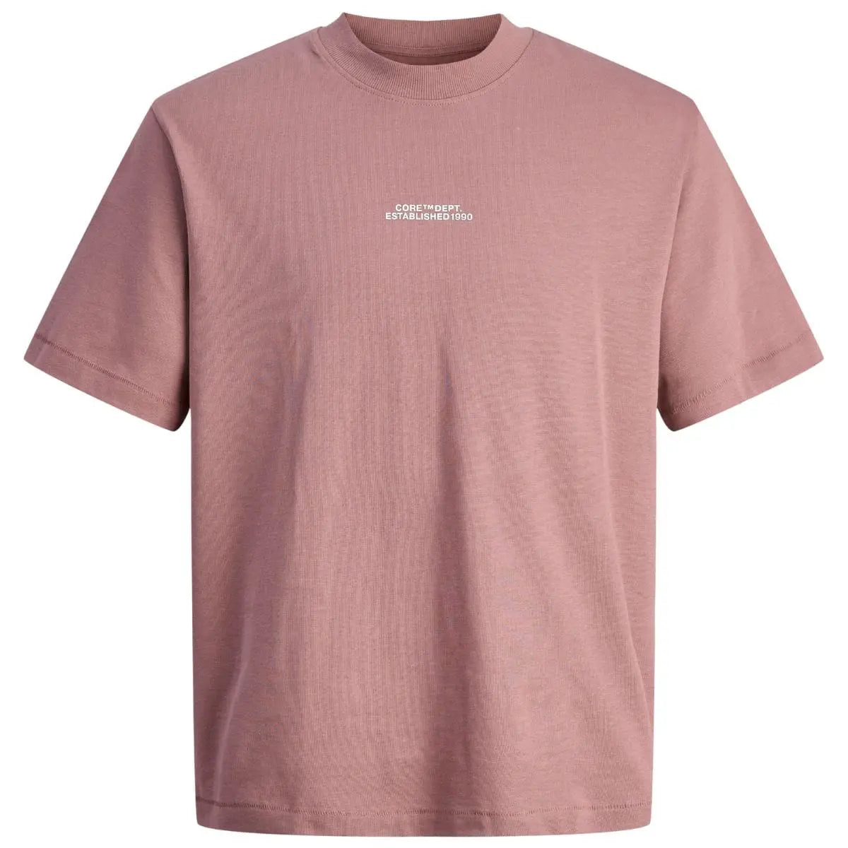 Duża męska koszulka t-shirt  z nadrukiem na plecach Jack &amp; Jones 12288178 fioletowy