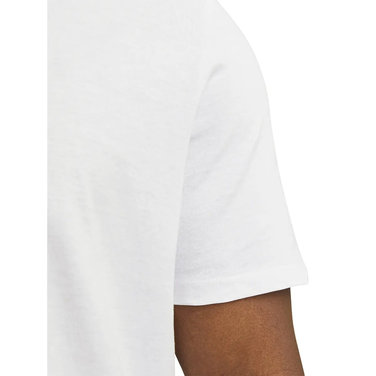 Duża męska koszulka z krótkim rękawem t-shirt gładki Jack &amp; Jones 12250623 biała