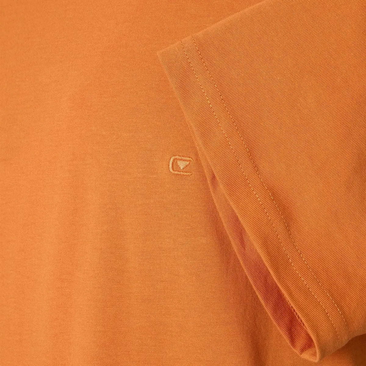 Velké pánské hladké tričko Casa Moda 4200-476 oranžové
