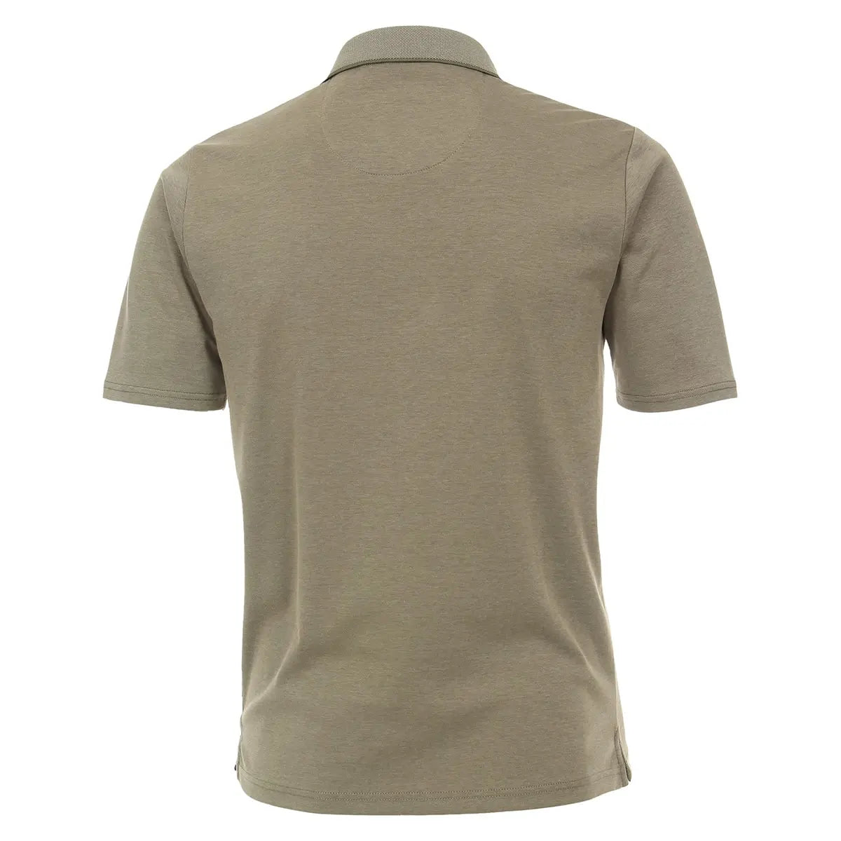 Duża męska koszulka polo gładka Redmond 912-67 khaki