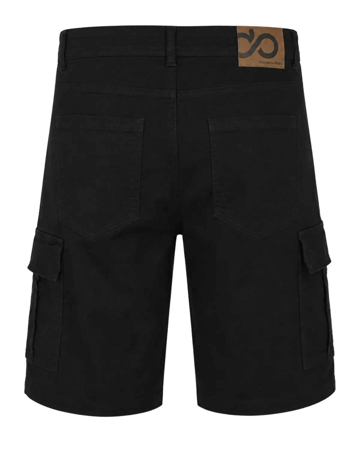 Duże męskie spodenki jeansowe bojówki Double Urban Outfitters MSHO-7070 czarne
