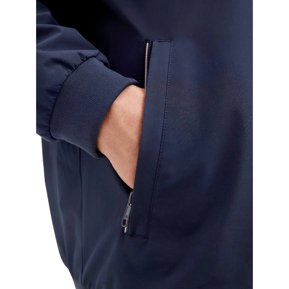 Velká pánská přechodová bomber bunda Jack &amp; Jones 12274672 tmavě modrá