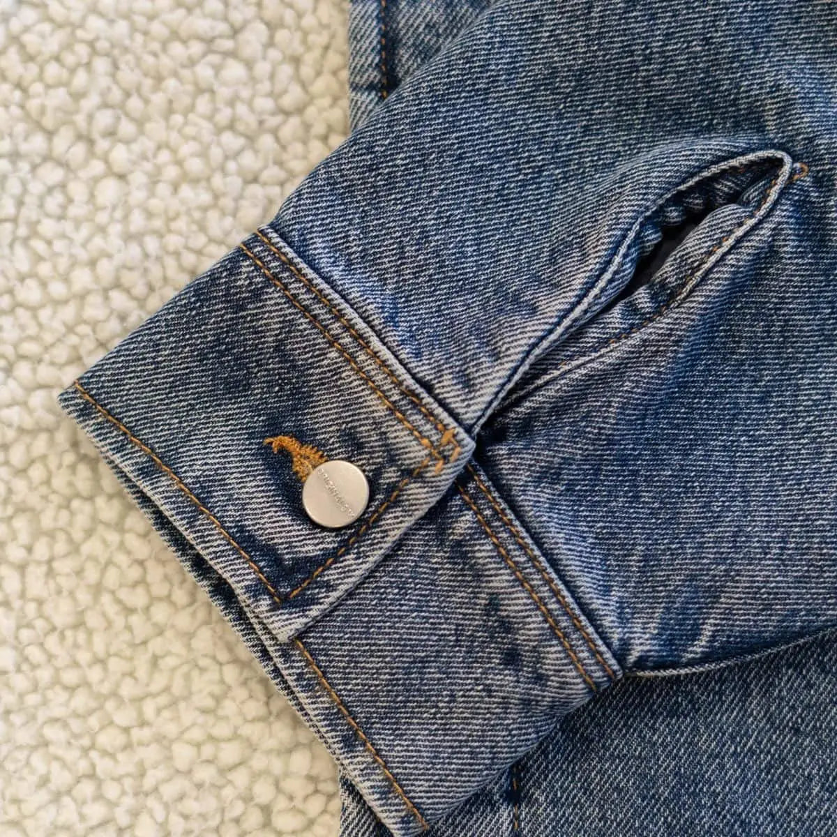 Velká pánská zateplená džínová bunda Jack &amp; Jones 12286912 modrá
