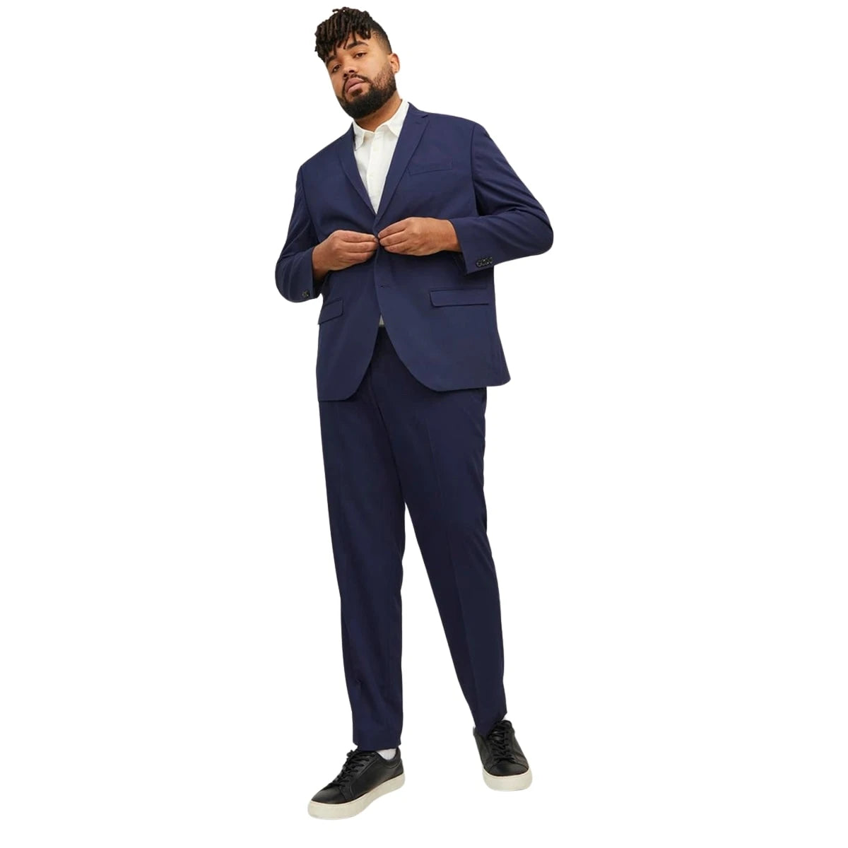 Jack &amp; Jones velká pánská sako 12202681 Franco tmavě modrá