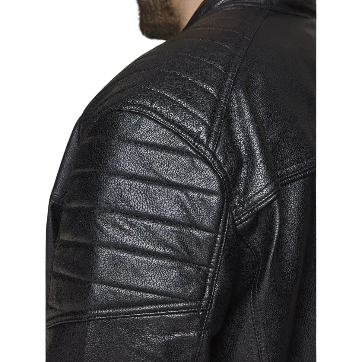 Pánská velká módní bunda Jack &amp; Jones 12172908 černá