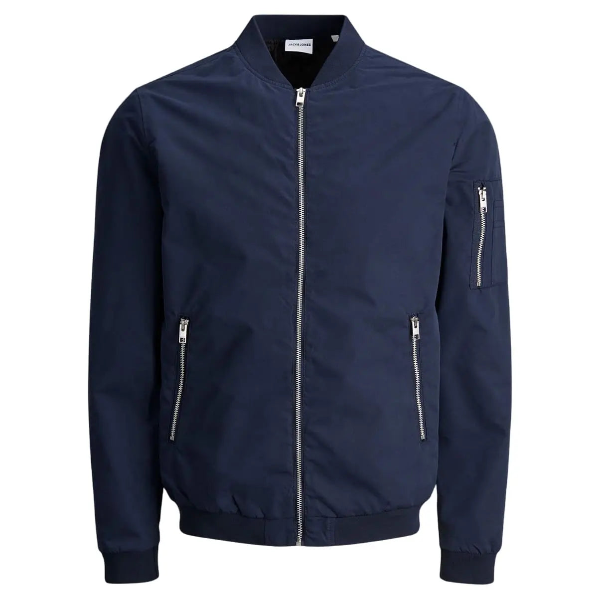 Velká pánská přechodová bomber bunda Jack &amp; Jones 12173990 tmavě modrá