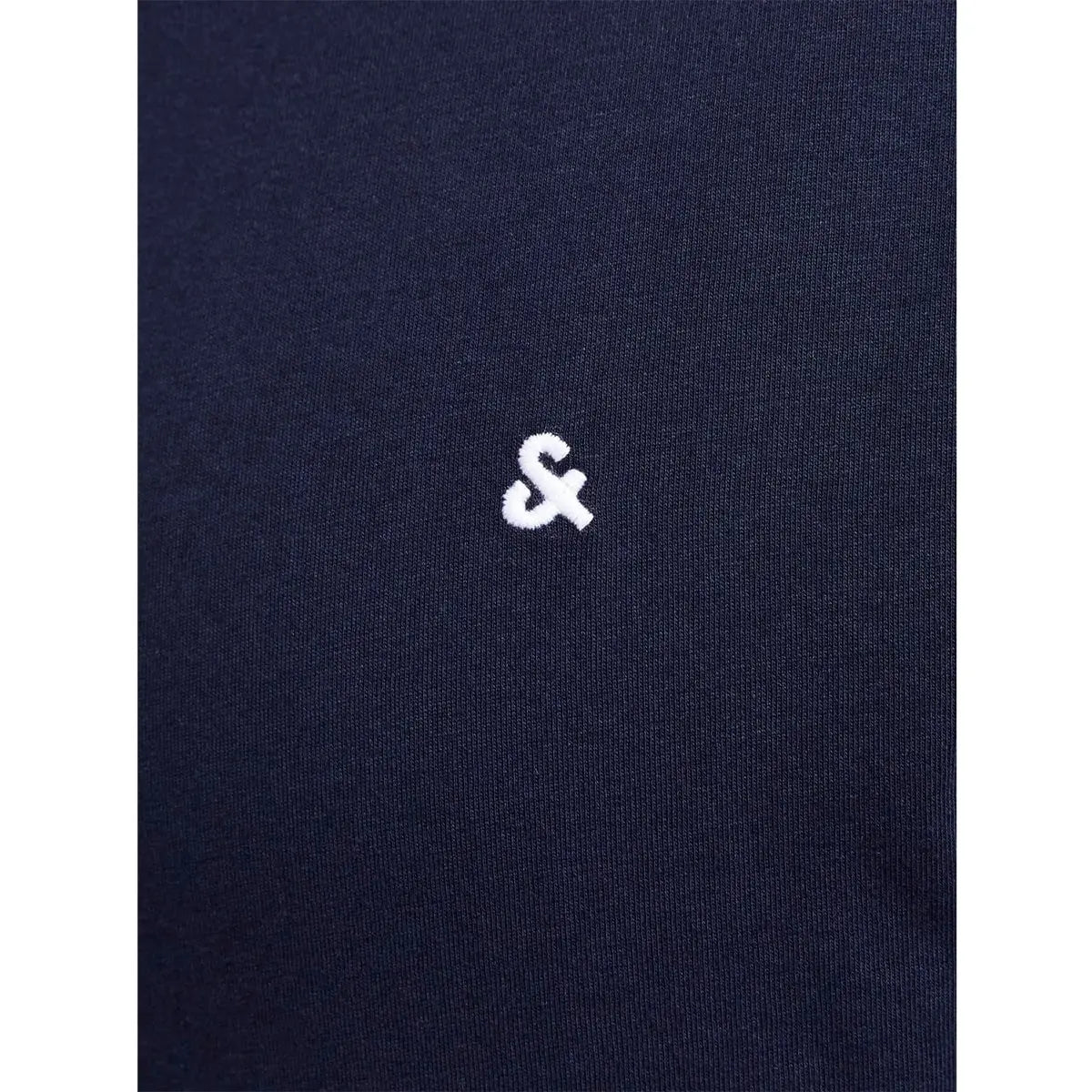 Duża męska koszulka z krótkim rękawem t-shirt gładki Jack &amp; Jones 12253778 granatowy