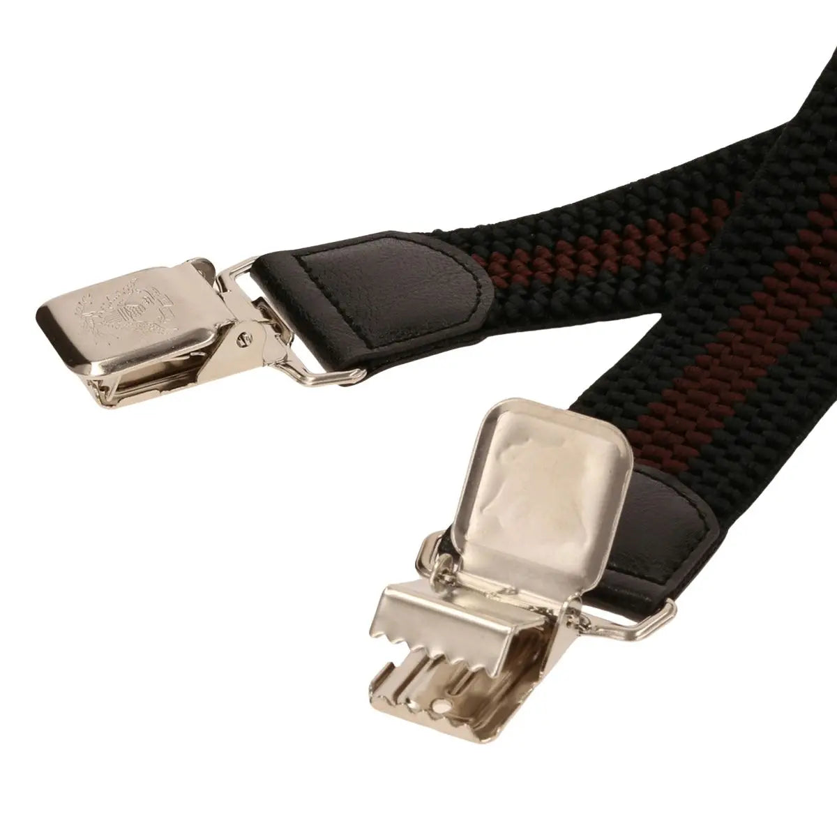 Velké pánské šle X Ranger 4cm DJ40-050 černo-hnědé