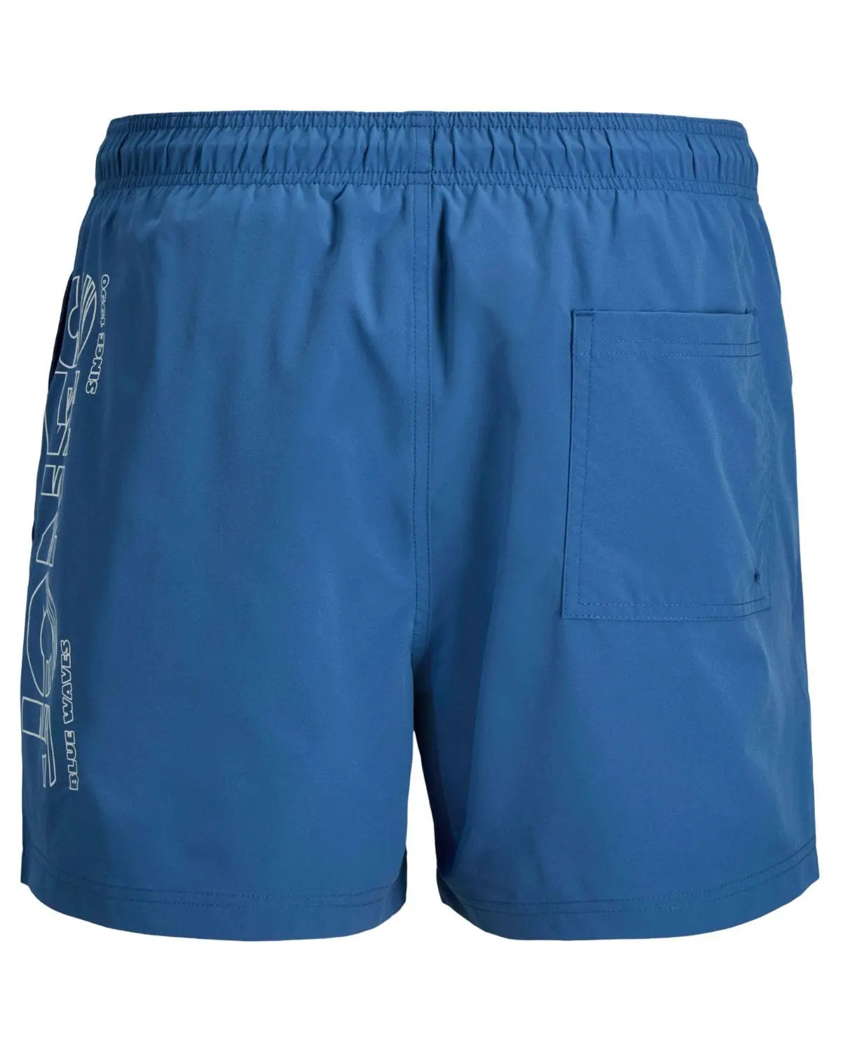 Pánské plavkové šortky Jack &amp; Jones 12297961 hladké s nápisem, tmavě modré