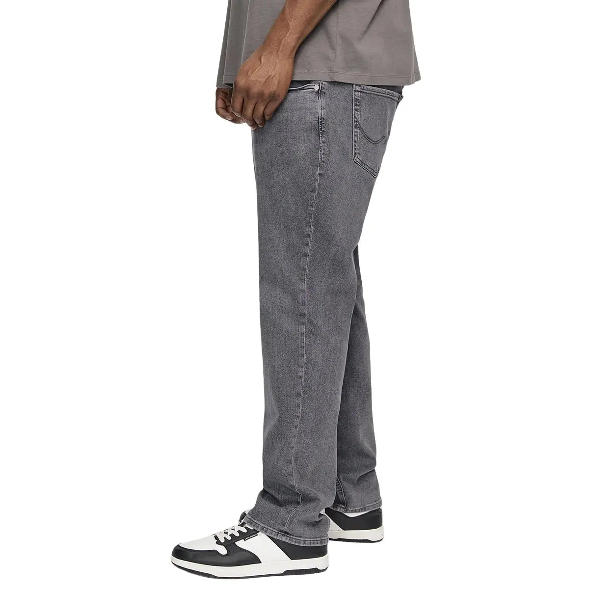 Duże męskie spodnie jeansowe Jack &amp; Jones 12277691 jasnoszare