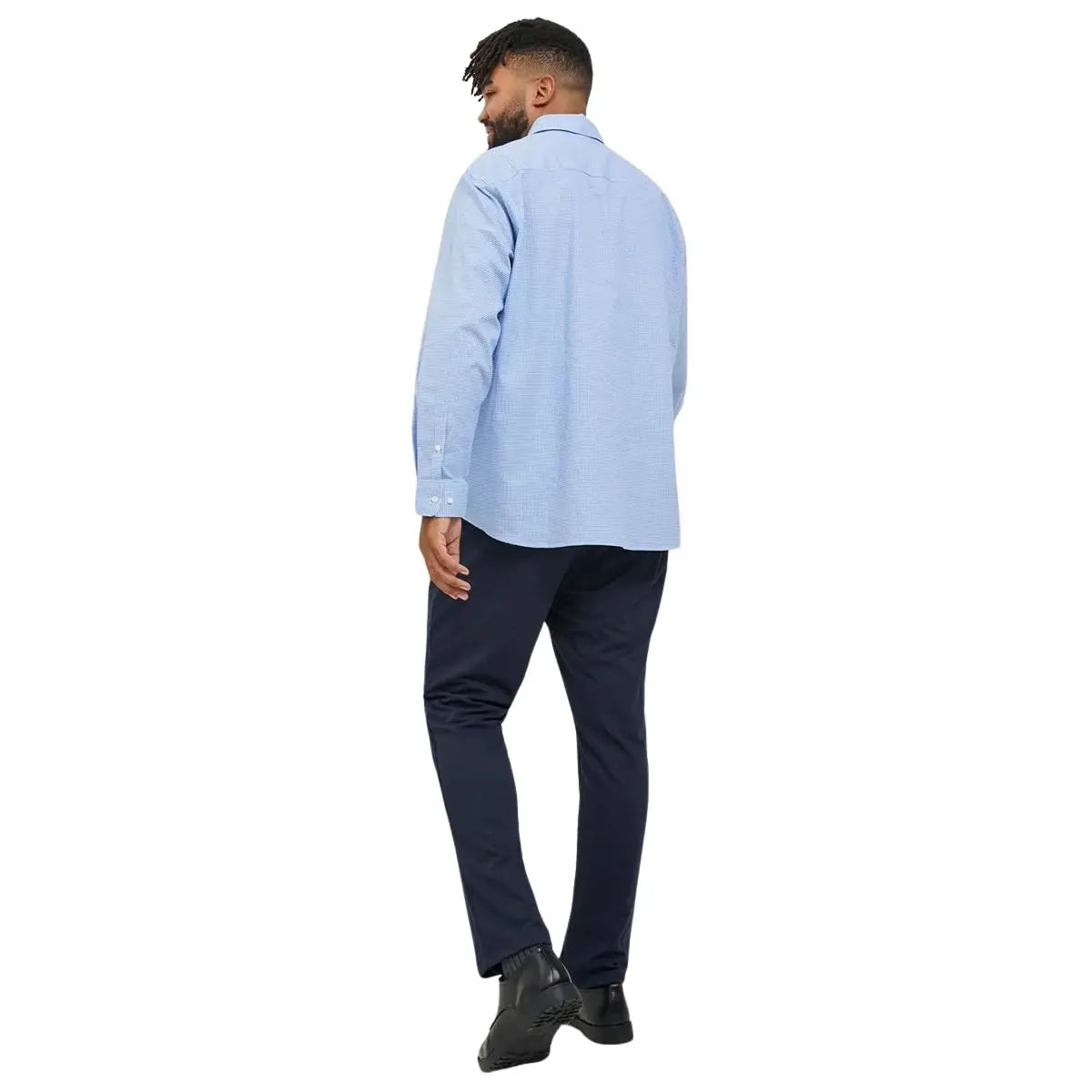 Pánské velké chino kalhoty Jack &amp; Jones 12250503 tmavě modré