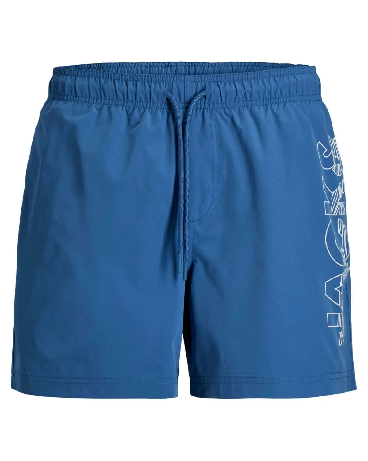 Pánské plavkové šortky Jack &amp; Jones 12297961 hladké s nápisem, tmavě modré