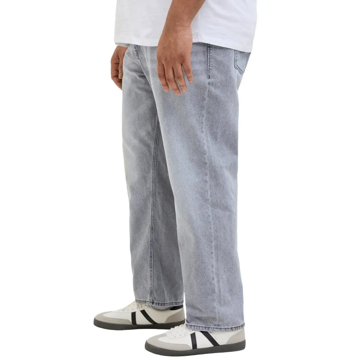 Velké pánské džíny Jack &amp; Jones 12267851 světle šedé
