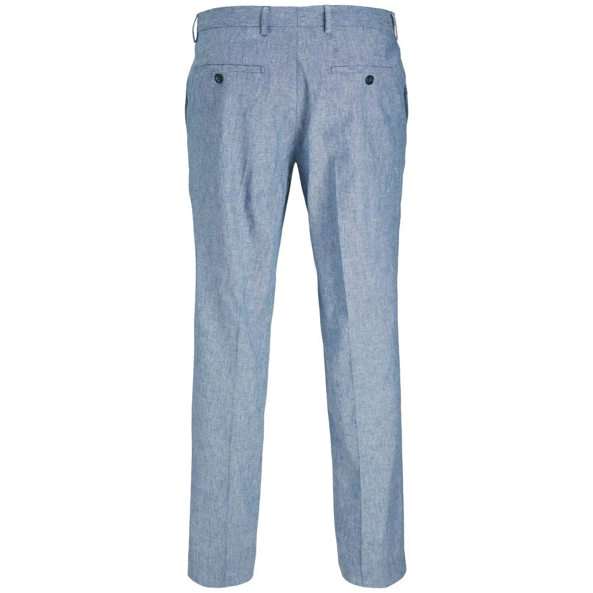 Duże męskie spodnie chinosy z lnem Jack &amp; Jones  12278727 błękitne