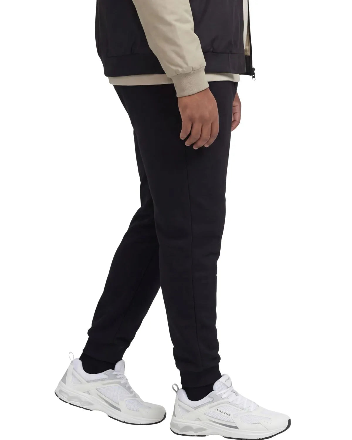 Velké pánské hladké tepláky Jack &amp; Jones 12263986 černé