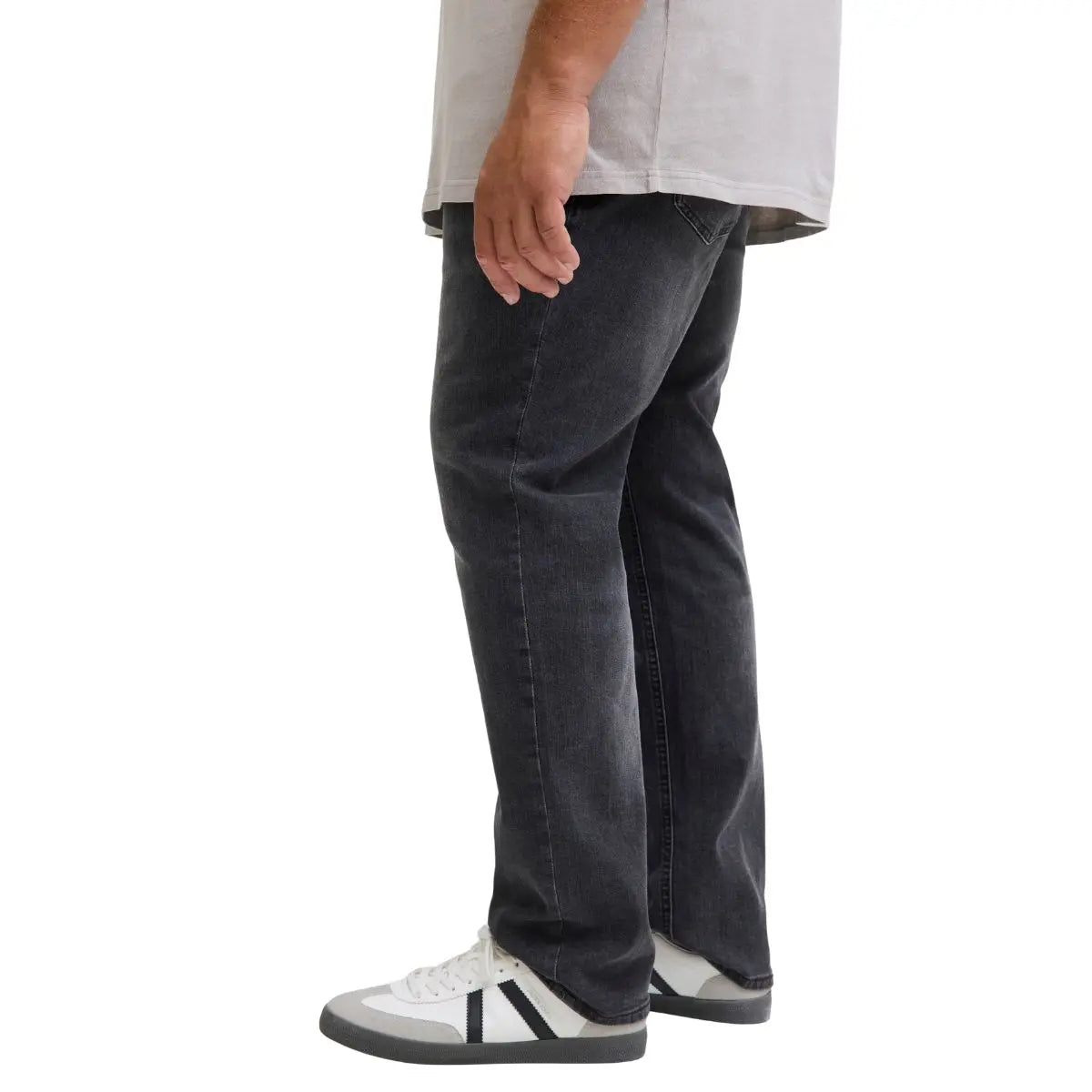 Duże męskie spodnie jeansowe Jack &amp; Jones 12288381 czarne